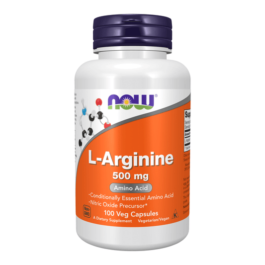 NOW Foods L-Arginine 500mg [100 Veg Caps]