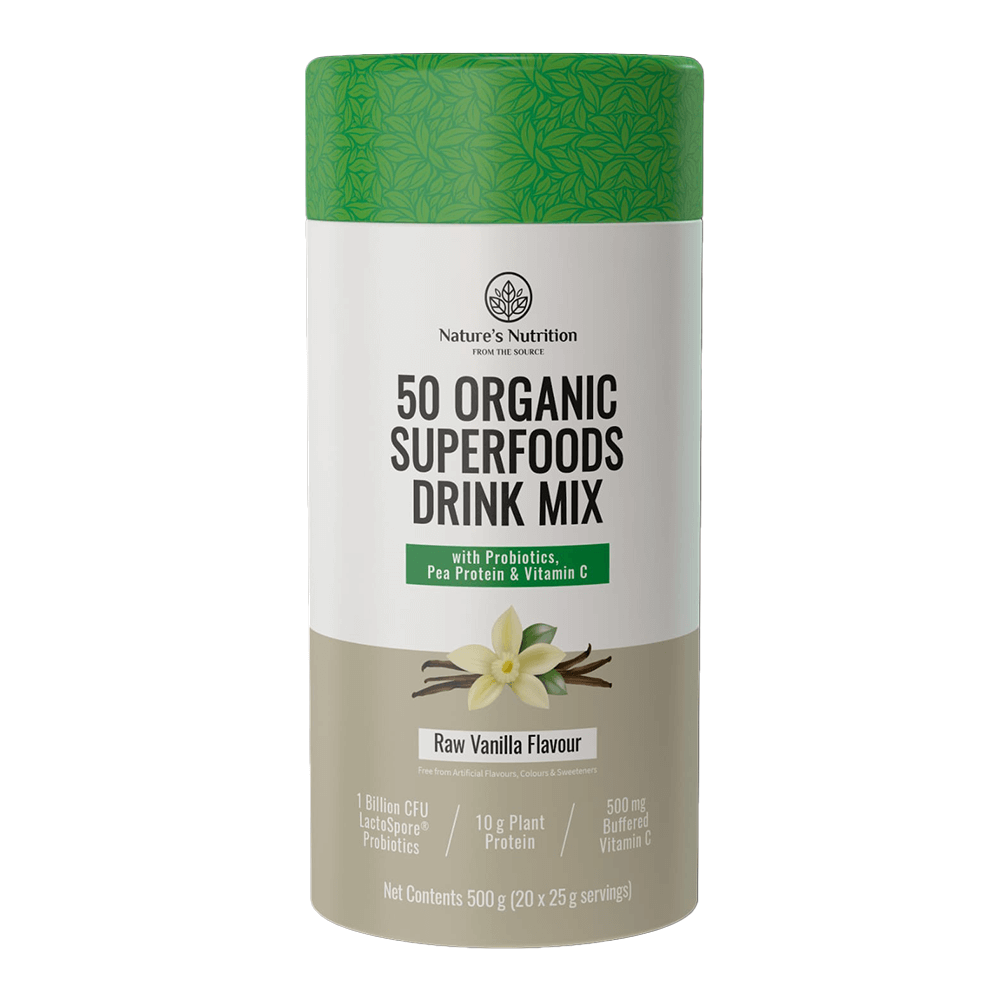 Natures Nutrition 50 Organic Superfoods Drink Mix