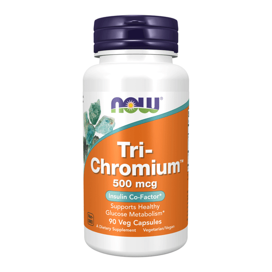 NOW Foods Tri-Chromium 500 mcg With Cinnamon [90 Veg Caps]