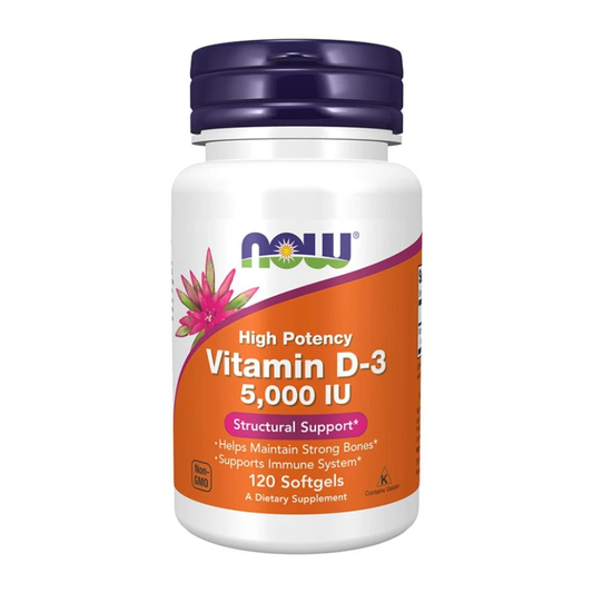 NOW Foods Vitamin D-3 5000IU 120 Gels