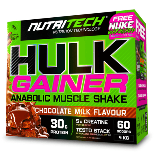 Nutritech Hulk Gainer Box + FREE Nuke Warheads