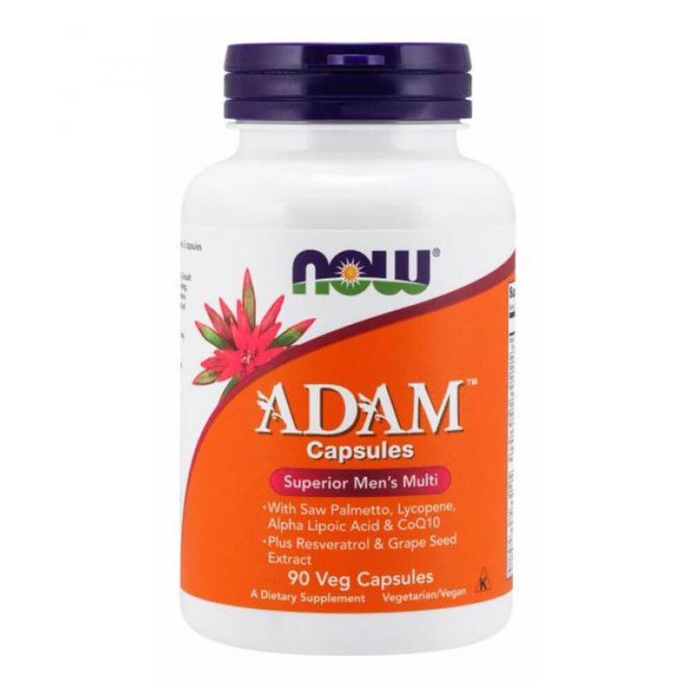 NOW Foods Adam Men's Multi Vit [90 Caps], Multivitamin, NOW Foods, HealthTwin Supplements & Vitamins