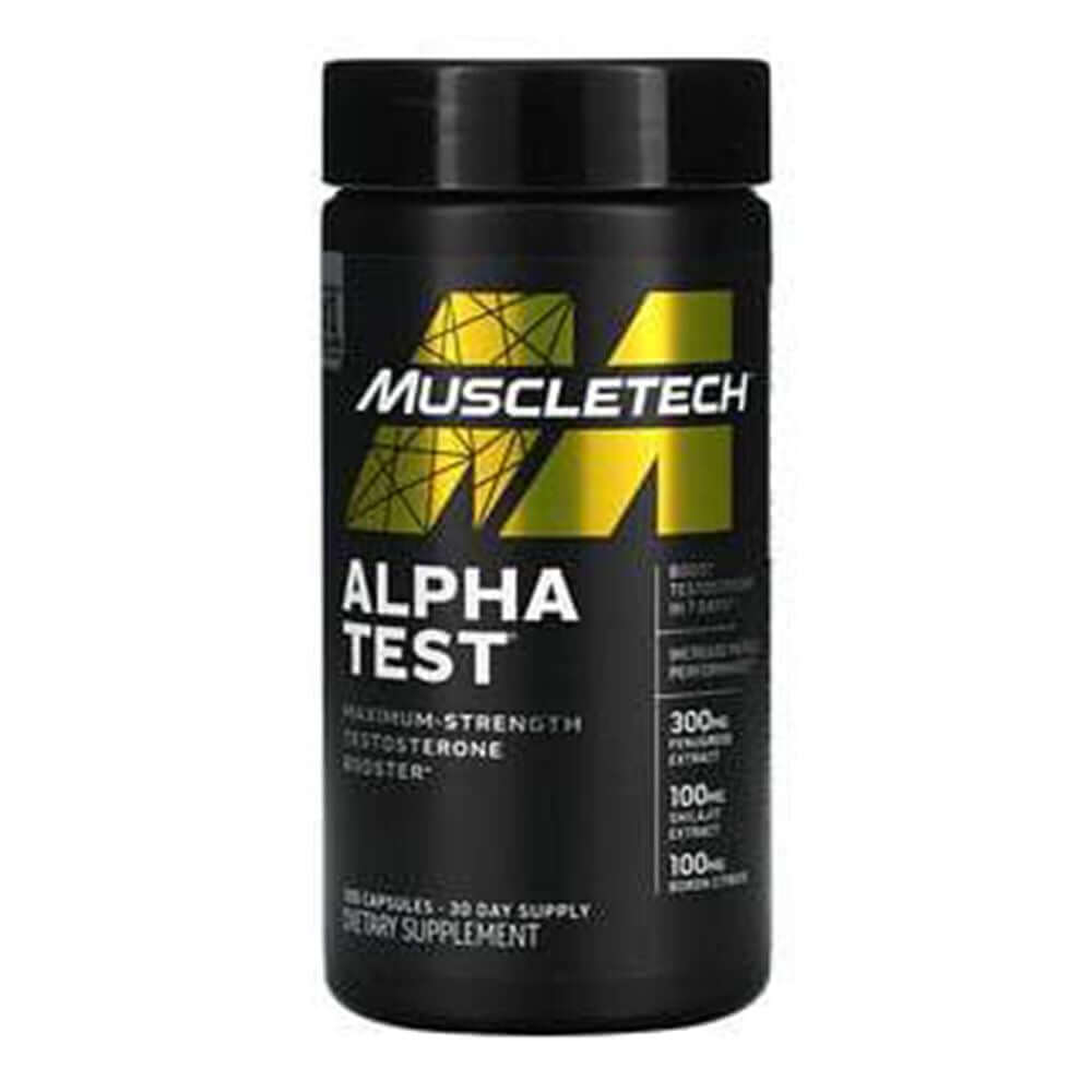MuscleTech Alpha Test [120 Caps], Stimulant Free Fat Burner, MuscleTech, HealthTwin Supplements & Vitamins