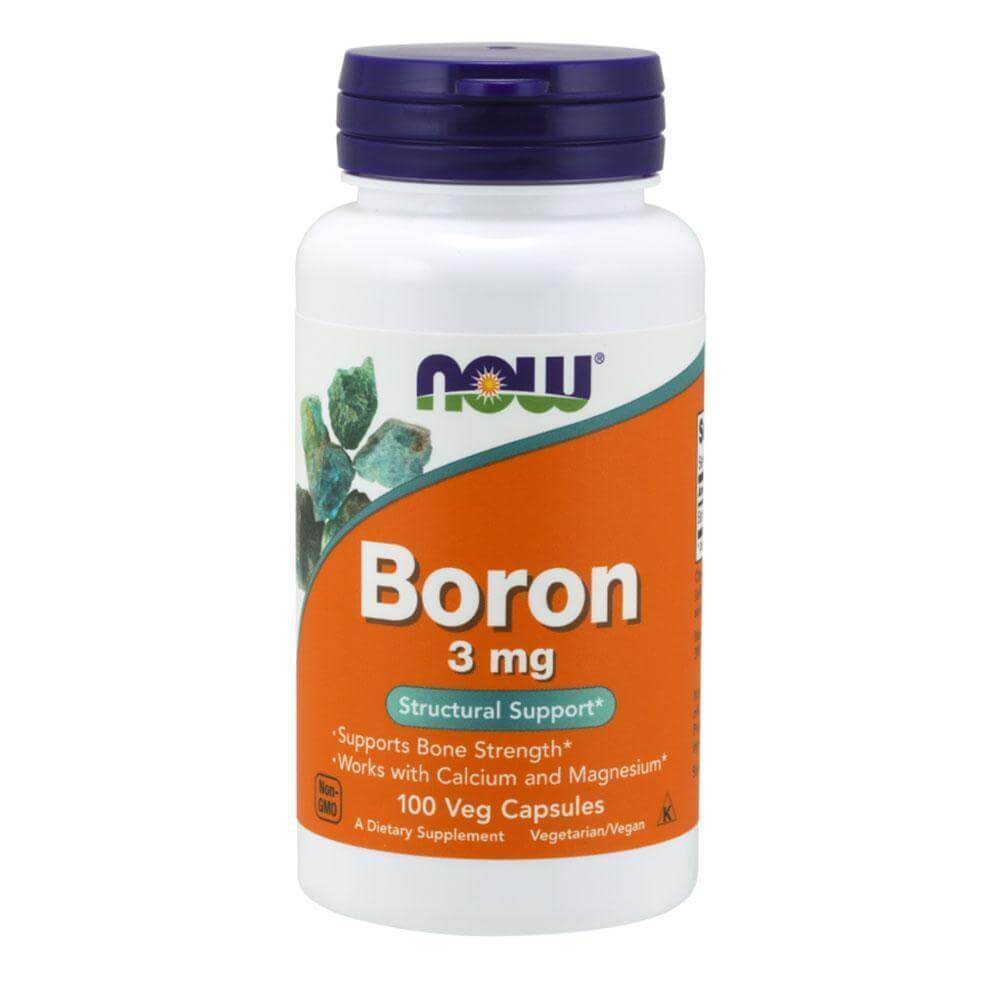 NOW Foods Boron 3mg [100 Caps], General Health, NOW Foods, HealthTwin Supplements & Vitamins