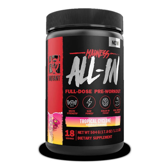 Mutant Madness All In, Stimulant Based Pre-Workout, Mutant, HealthTwin Supplements & Vitamins