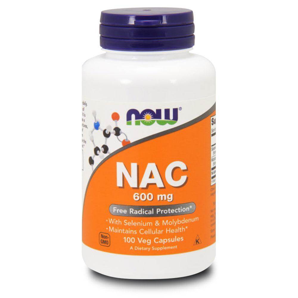 NOW Foods NAC 600mg [100 Caps], General Health, NOW Foods, HealthTwin Supplements & Vitamins