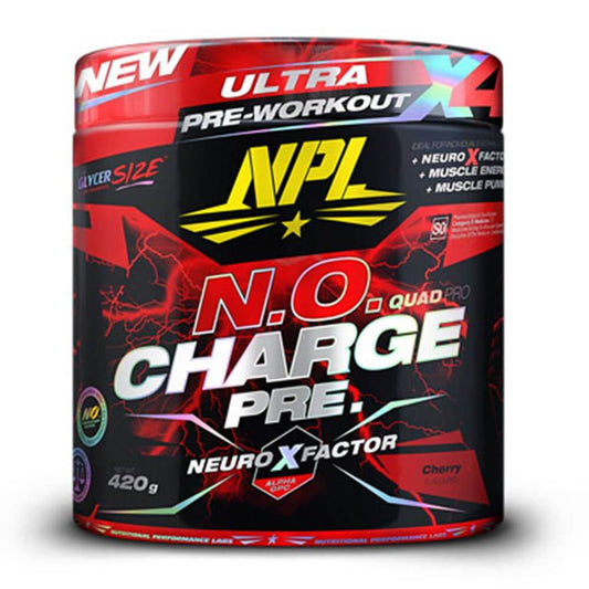 NPL N.O. Charge Neuro X Factor, Nootropic Pre-Workout, NPL, HealthTwin Supplements & Vitamins