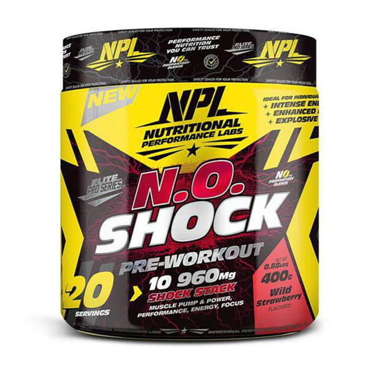 NPL N.O. Shock, Nitric Oxide Booster, NPL, HealthTwin Supplements & Vitamins