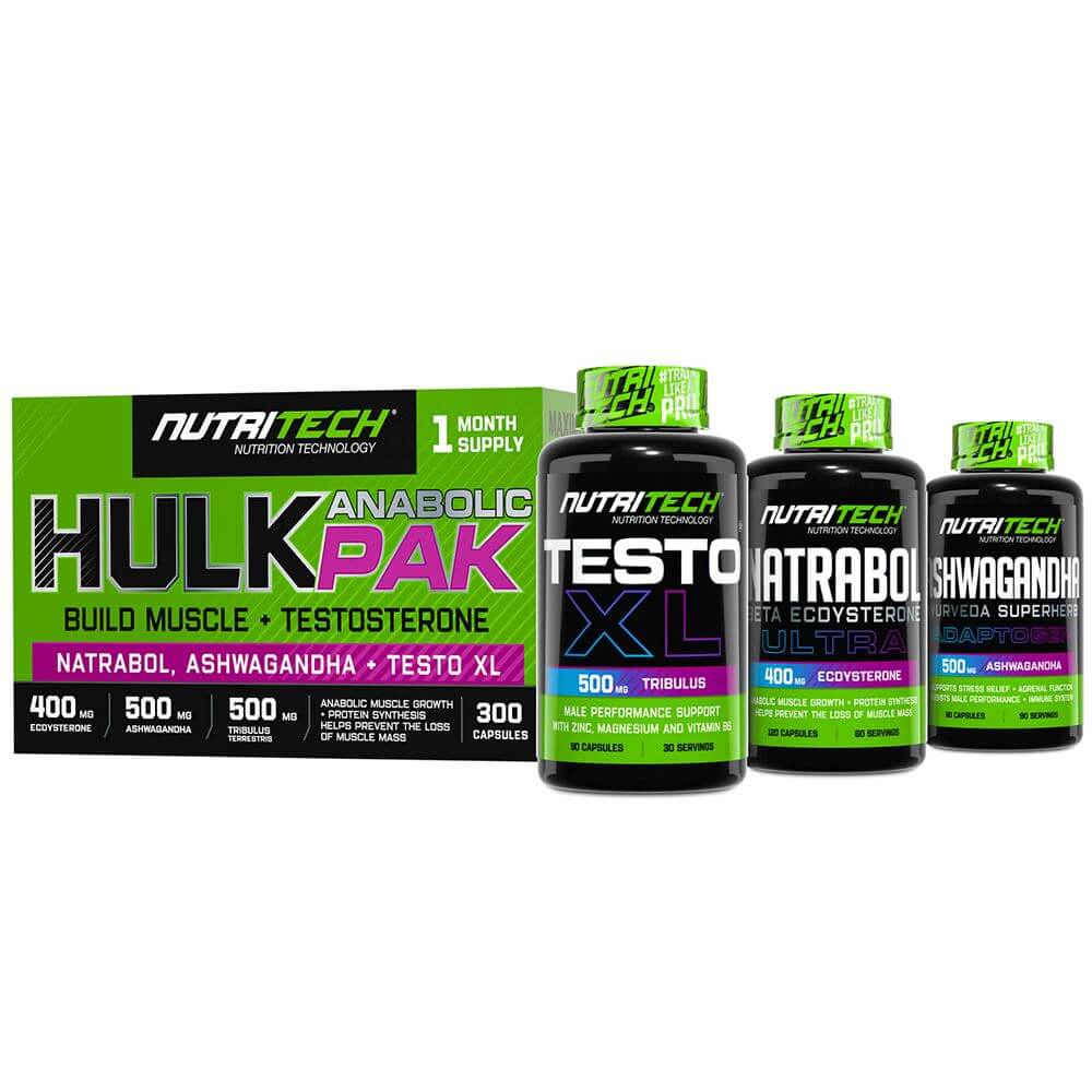 Nutritech Hulk Anabolic Pak, Testosterone Booster, Nutritech, HealthTwin Supplements & Vitamins