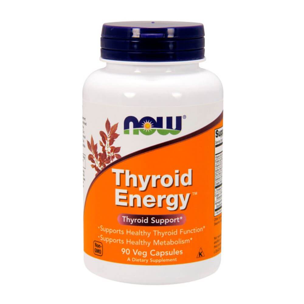 NOW Foods Thyroid Energy [90 Caps], General Health, NOW Foods, HealthTwin Supplements & Vitamins